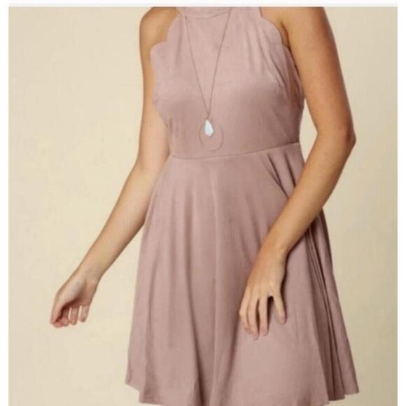 Dresses & Skirts - Altered State Sleeveless Mauve Halter Neck Dress, Size Women's XS